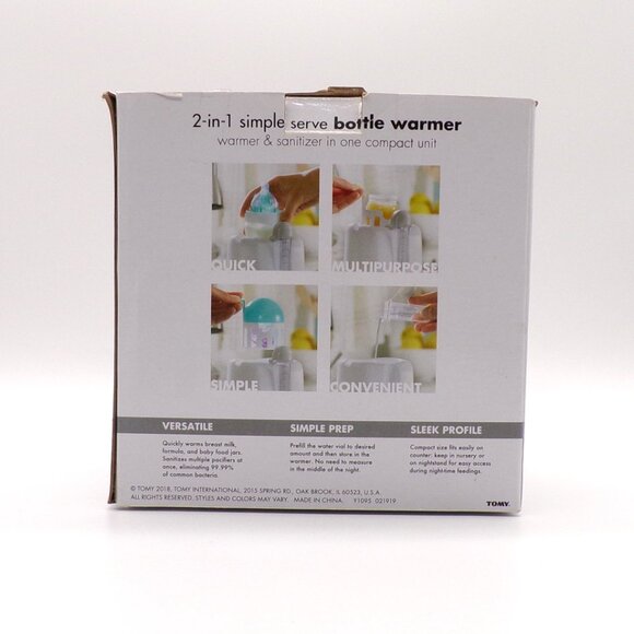 The First Years 2-in-1 Simple Serve Bottle Warmer Sanitizer Blue Lid Replacement - Picture 3 of 9